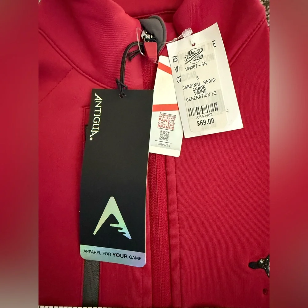 AR Razorback Red Full-Zip Jacket with Logo - Picture 5 of 6